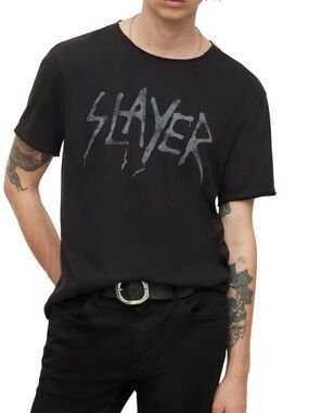 John varvatos slayer band tee MED goth punk metal grunge designer quiet luxury